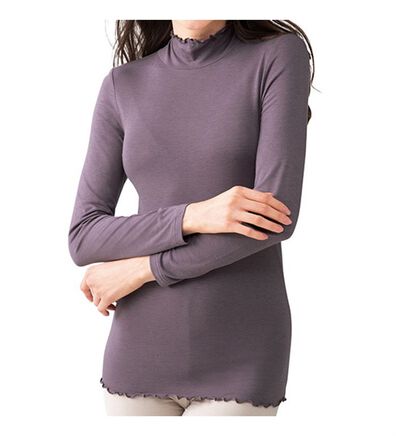 「チクチクしにくいウール入りメロウ衿インナー（肌着・インナーウェア）」