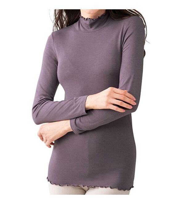 「チクチクしにくいウール入りメロウ衿インナー（肌着・インナーウェア）」｜詳細画像