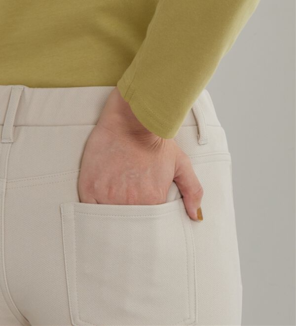 BELLUNA（ベルーナ）の「【選べる2丈】きれい見えボンディングスリムパンツ（フルレングスパンツ）」｜詳細画像