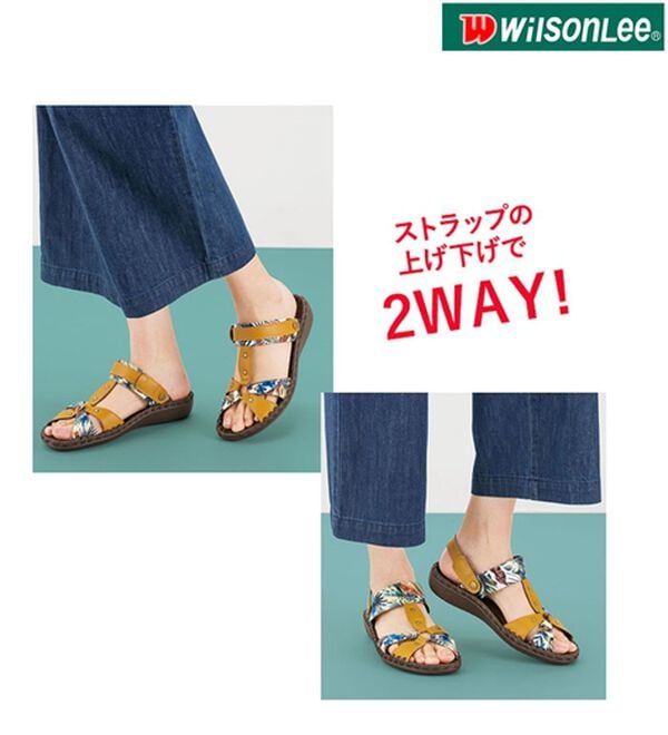 ルフラン（ルフラン）の「＜ウィルソンリースポーツ＞２ｗａｙコンフォートサンダル（サンダル・ミュール）」｜詳細画像