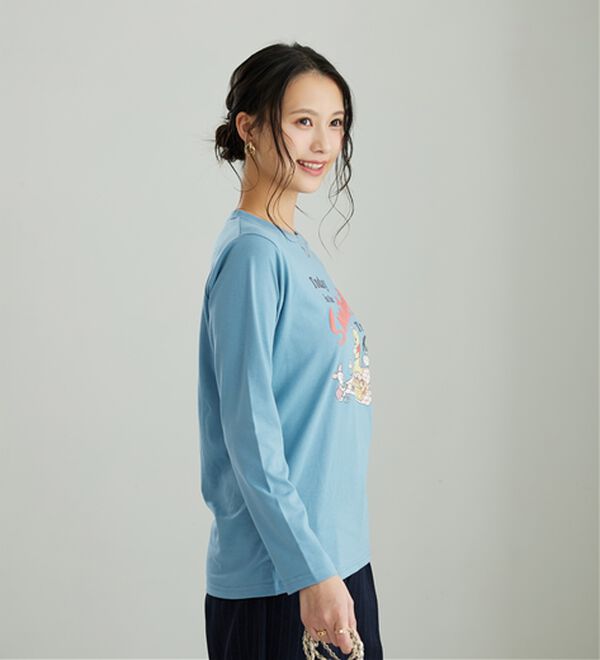 BELLUNA（ベルーナ）の「＜Ｄｉｓｎｅｙ>【プー】発砲プリント長袖Tシャツ（カットソー）」｜詳細画像