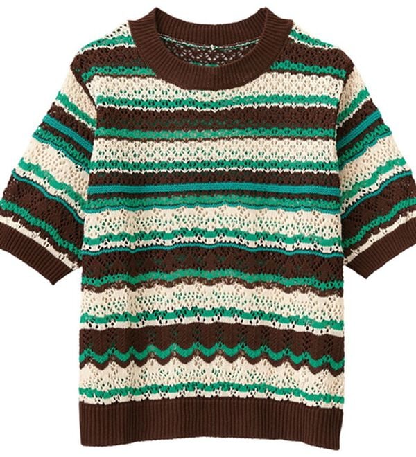 RANAN（ラナン）の「マルチボーダーサマーニット（ニット・セーター）」｜詳細画像