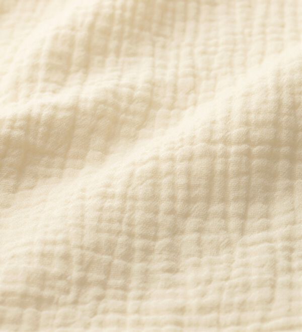 YU'NOW（ユナウ）の「【カップ付】Ｗガーゼの湯上りワンピース（パジャマ・ルームウェア）」｜詳細画像