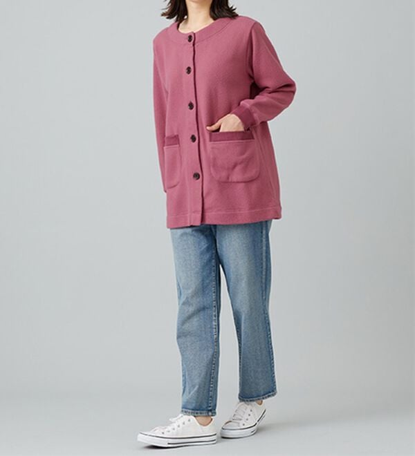 BELLUNA（ベルーナ）の「毎日着られる！快適フリースジャケット（セットアップ）」｜詳細画像