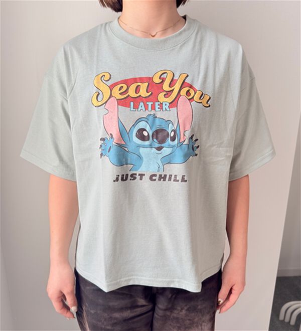 「＜Ｄｉｓｎｅｙ＞【スティッチ】プリントボックスシルエットＴシャツ（Tシャツ）」｜詳細画像