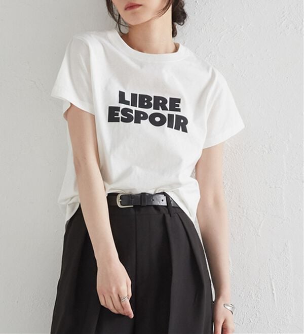 RANAN（ラナン）の「【汗シミ防止】ロゴプリントT（Tシャツ）」｜詳細画像