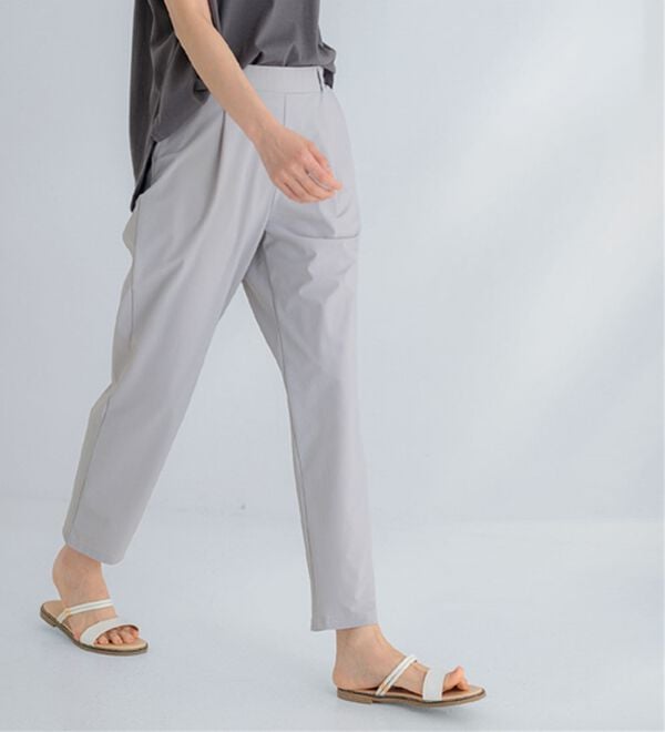 BELLUNA（ベルーナ）の「【接触冷感】シャリのび！速乾テーパードパンツ（テーパードパンツ）」｜詳細画像