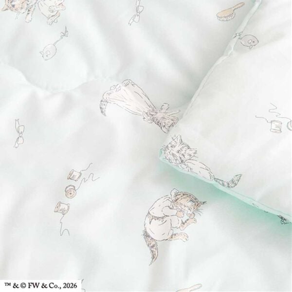 iellio（イエリオ）の「ピーターラビット　洗いざらしミャオマーチ（敷パッド）」｜詳細画像