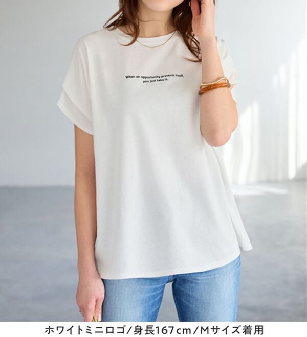 Viola e Viola（ヴィオラ エ ヴィオラ）の「脱普通！すっきり見え大人の上品Ｔシャツ（Tシャツ）」｜詳細画像