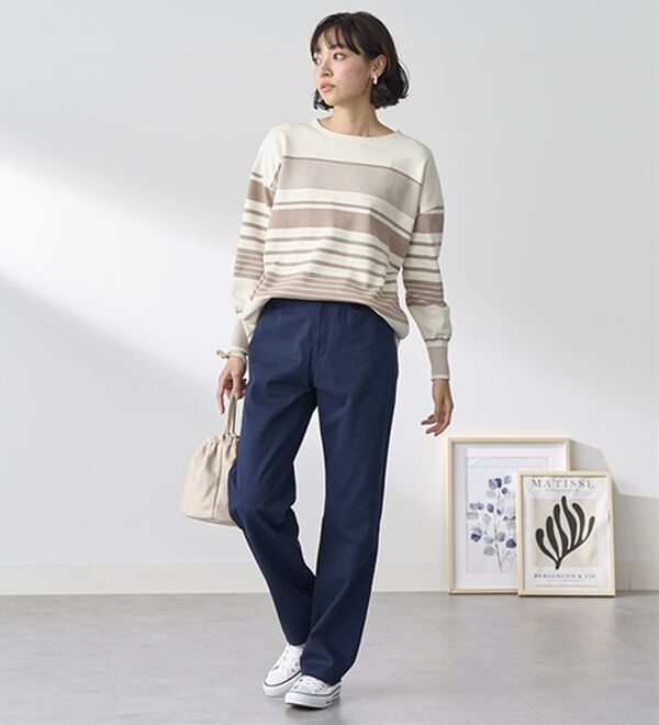 BELLUNA（ベルーナ）の「【ＰＯＬＯ　ＢＣＳ】綿チノパンツ（フルレングスパンツ）」｜詳細画像