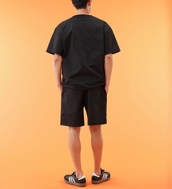 「＜コムルヴァン・オム＞　裾ドロストイージーケアセットアップ・パンツ（メンズハーフパンツ）」｜詳細画像