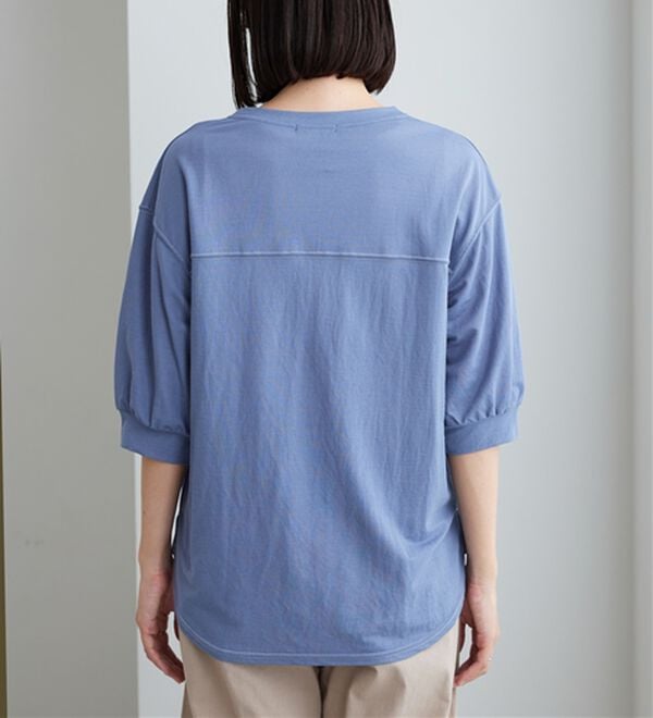 BELLUNA（ベルーナ）の「配色ステッチデザインプルオーバー（カットソー）」｜詳細画像