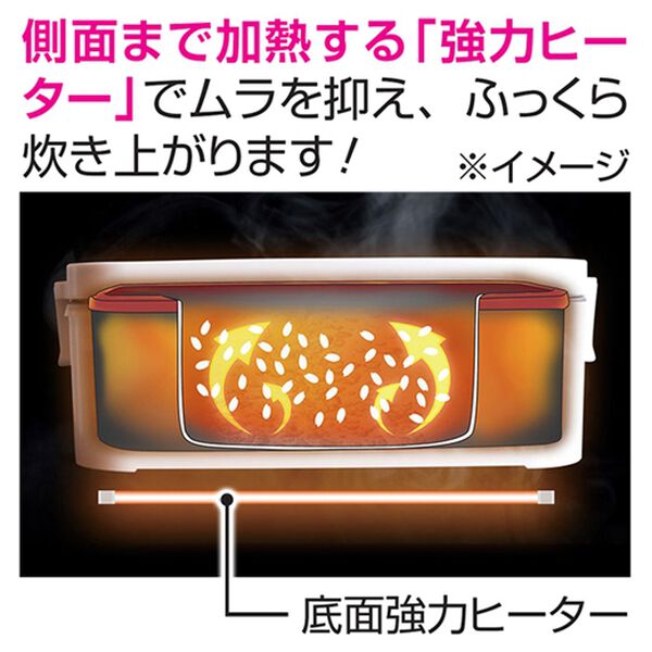 「おひとりさま用超高速弁当箱炊飯器　１段（キッチン家電・調理家電）」｜詳細画像