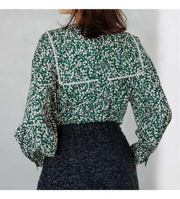 RANAN（ラナン）の「小花柄プリントブラウス（ブラウス）」｜詳細画像