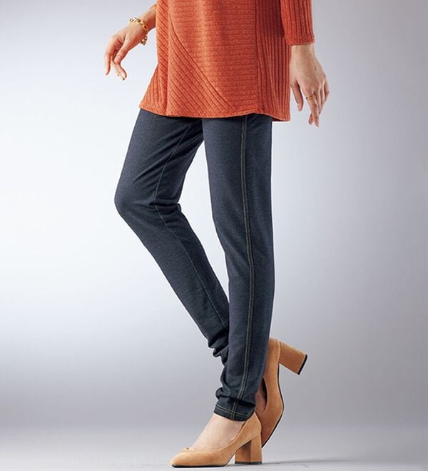 BELLUNA（ベルーナ）の「デニム調レギンス（スパッツ・レギンス）」｜詳細画像