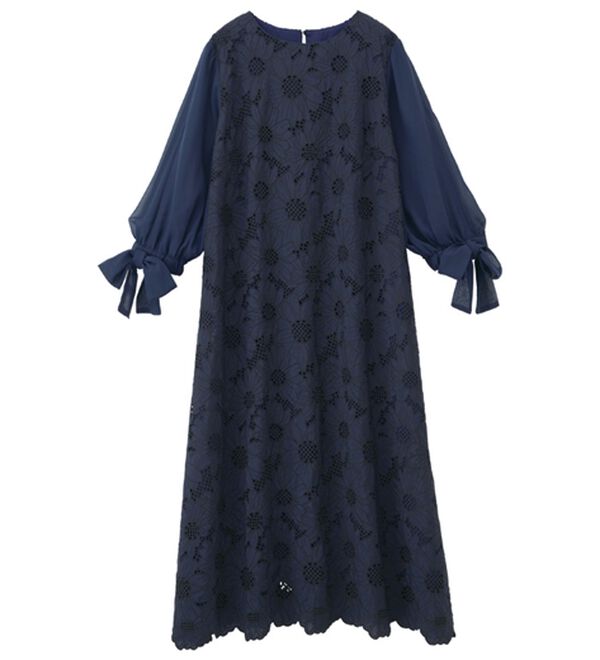 RANAN（ラナン）の「袖デザインレースワンピース（その他ワンピース）」｜詳細画像