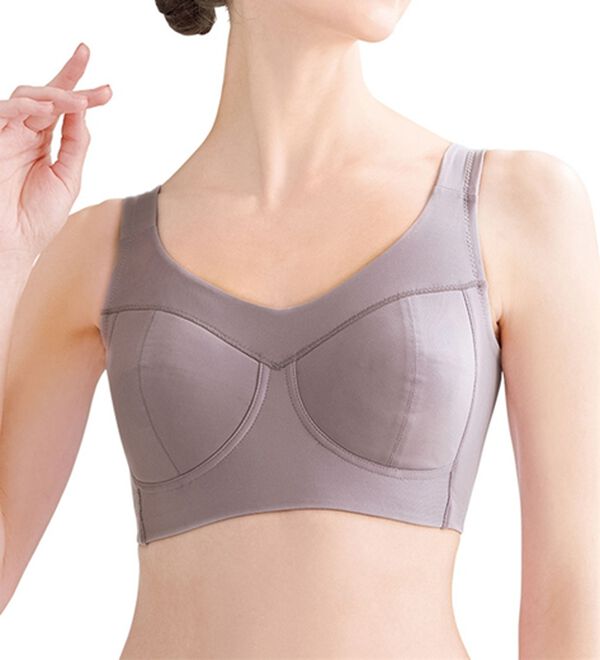 LAVIENNE（ラヴィエンヌ）の「グラマーさんのグッと細見えノンワイヤーブラ（ブラジャー）」｜詳細画像