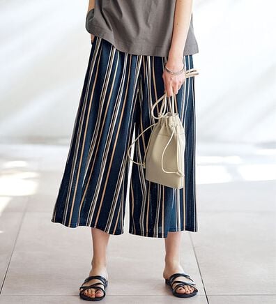 BELLUNA（ベルーナ）の「ヒンヤリ冷感！イージーガウチョパンツ（ワイドパンツ・ガウチョ）」