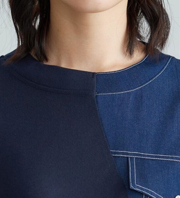 BELLUNA（ベルーナ）の「デニム切替デザインチュニック（チュニック）」｜詳細画像
