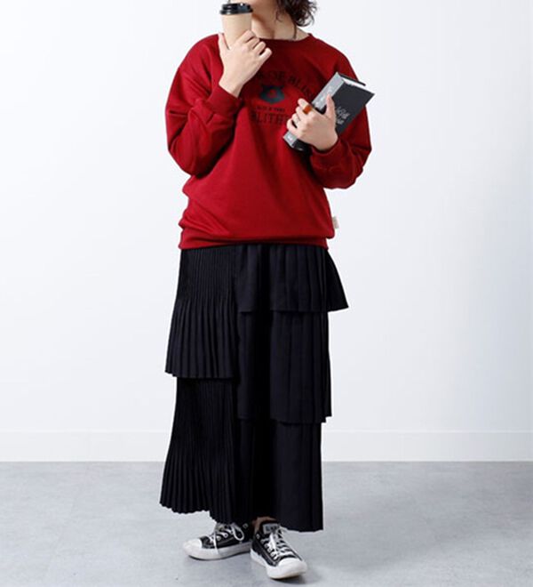 BELLUNA（ベルーナ）の「＜ｓｏｒａｆｕｋｕ＞ロゴデザインプルオーバー（カットソー）」｜詳細画像