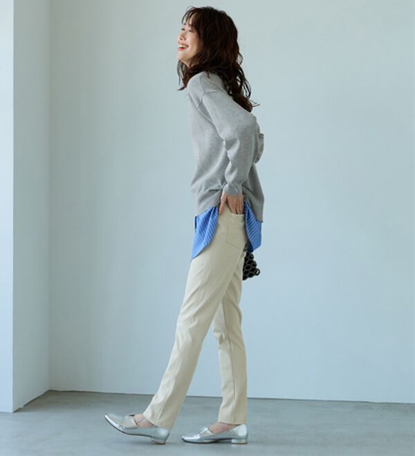 BELLUNA（ベルーナ）の「美ストレッチ素材レギンスパンツ【Ｐｒｉｍａ　Ｆｉｔ　Ｐａｎｔｓ】（スパッツ・レギンス）」｜詳細画像