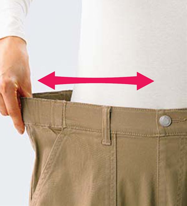 ルフラン（ルフラン）の「【２本組】らくちん＊デイリーパンツ（フルレングスパンツ）」｜詳細画像