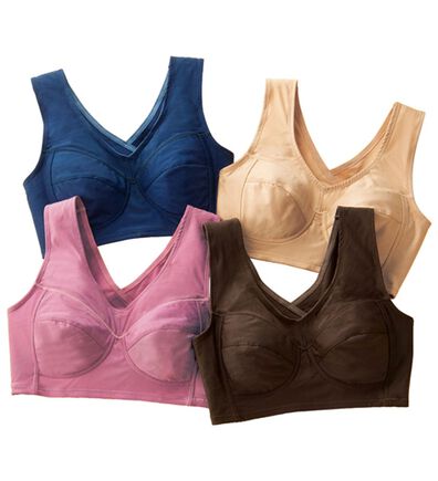 LAVIENNE（ラヴィエンヌ）の「【４色組】目指せ美姿勢！サポートブラ（ブラジャー）」