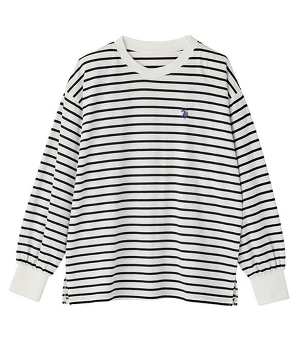 GeeRA（ジーラ）の「【Ｕ．Ｓ．　ＰＯＬＯ　ＡＳＳＮ．】配色ラインロンＴ（カットソー）」｜詳細画像