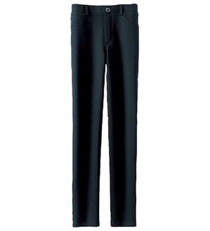 BELLUNA（ベルーナ）の「裏ベロアストレッチ素材レギンスパンツ（フルレングスパンツ）」｜黒