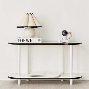 iellio（イエリオ）の「Ｒｏｏｍｎｈｏｍｅモノ組立式棚＜オープンラック・収納棚・オープンシェルフ・ラック・韓国インテリア＞（リビング収納）」｜ホワイト&times;ブラック