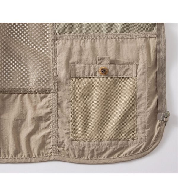 「＜インスパイア＞多ポケットメッシュ切替ベスト（メンズベスト）」｜詳細画像