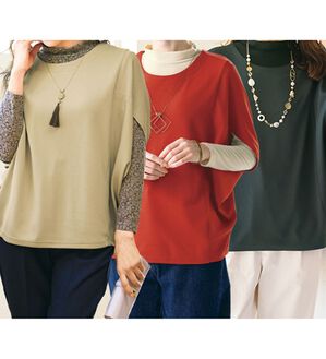 ルフラン（ルフラン）の「【３色組】本気の体型カバーアンサンブル（アンサンブル）」｜3色組