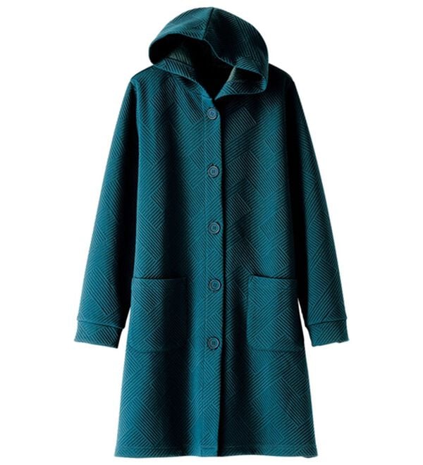 BELLUNA（ベルーナ）の「幾何柄ジャカード素材フードカーディガン（その他カーディガン）」｜詳細画像