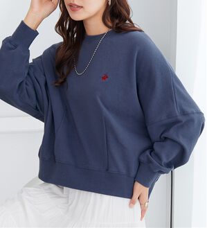 Viola e Viola（ヴィオラ エ ヴィオラ）の「【ビバリーヒルズポロクラブ】コクーンシルエットスウェット（カットソー）」｜ブルー