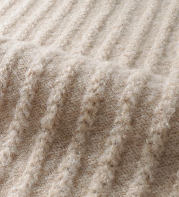 BELLUNA（ベルーナ）の「スキッパー衿編地変化ニットプルオーバー（ニット・セーター）」｜詳細画像