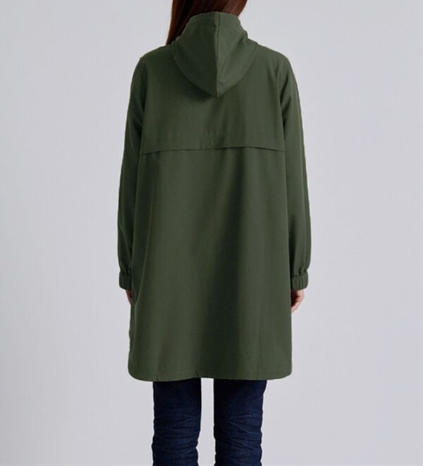 BELLUNA（ベルーナ）の「はっ水加工ボンディング素材ロング丈パーカー（ハーフコート）」｜詳細画像