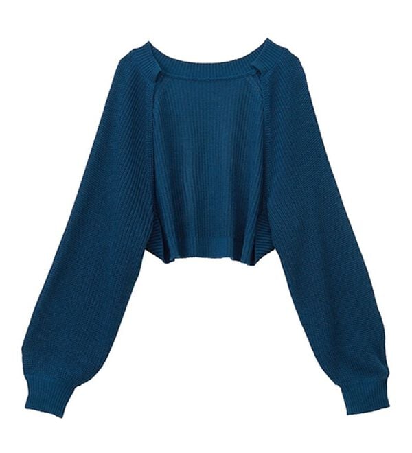 GeeRA（ジーラ）の「畦編ショートボレロカーディガン（その他カーディガン）」｜詳細画像