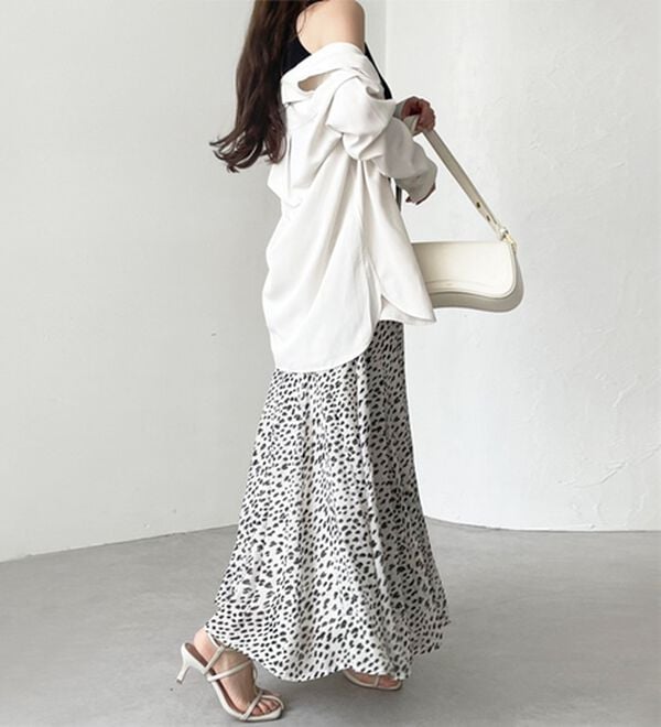 GeeRA（ジーラ）の「切替フレアーロングスカート（ロングスカート）」｜詳細画像