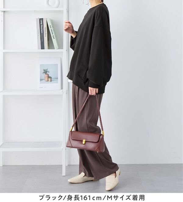 Viola e Viola（ヴィオラ エ ヴィオラ）の「袖ボリューム裏毛スウェットトップス（カットソー）」｜詳細画像