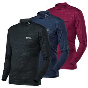 「≪ＴＶ限定★≫＜ダンロップ・リファインド＞裏起毛総柄入りハイネック３枚組+１枚（メンズカットソー）」｜3枚組+1枚