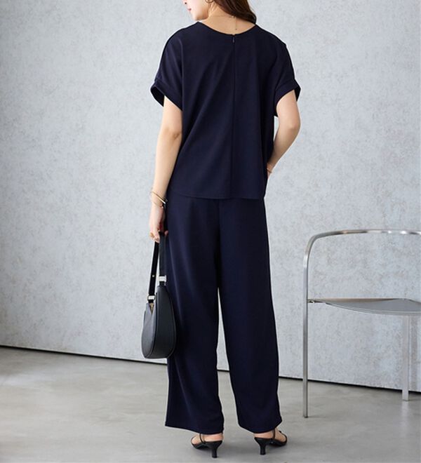 alotta（アロッタ）の「ジップ使いセットアップ（ブラウススーツ）」｜詳細画像