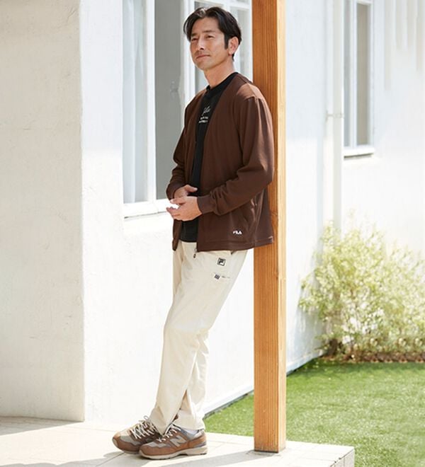 「＜フィラ＞ミラノリブカーデ＆Ｔシャツ（メンズＴシャツ）」｜詳細画像