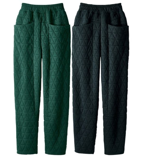 ルフラン（ルフラン）の「【２本組】中わたキルトパンツ（その他パンツ）」｜2本組