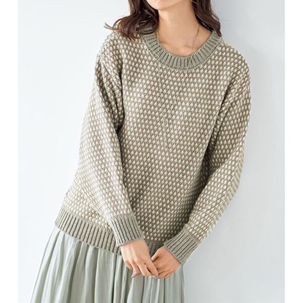 BELLUNA（ベルーナ）の「前後２ＷＡＹで着られるカラフルニット（ニット・セーター）」｜詳細画像