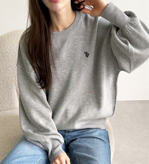 GeeRA（ジーラ）の「【U.S. POLO ASSN.】スウェットライクニット（ニット・セーター）」｜詳細画像