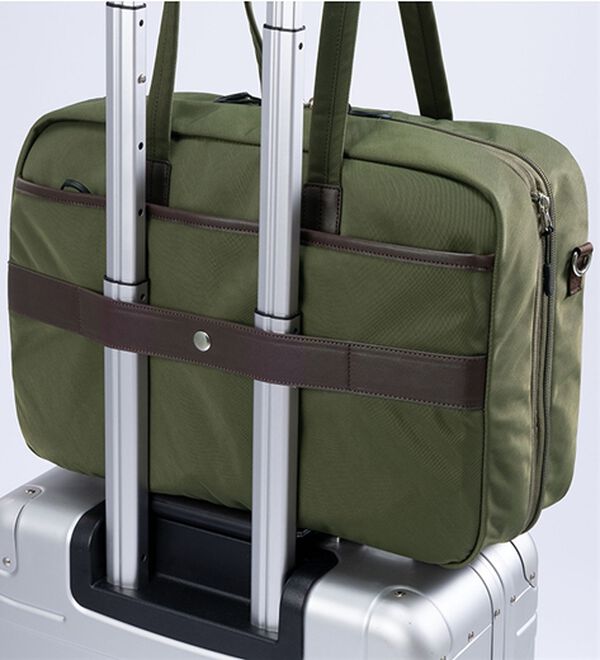 「旅のプロ考案！荷造りが楽しくなるボストンバッグ（その他メンズバッグ）」｜詳細画像