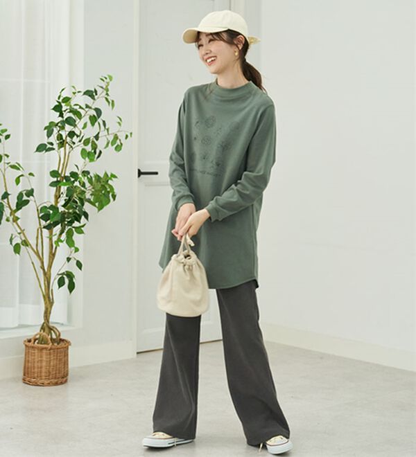 BELLUNA（ベルーナ）の「【メルティポンチ】プリントチュニック（チュニック）」｜詳細画像