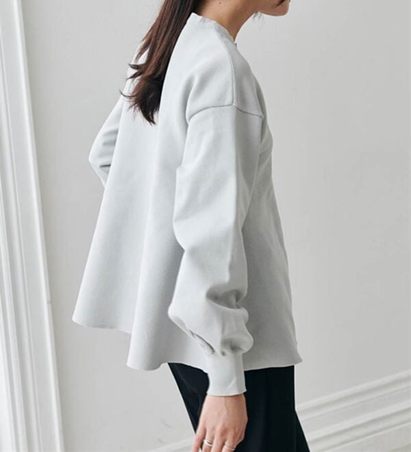 RANAN（ラナン）の「ペプラムチュニックカーデ（ニットカーディガン）」｜詳細画像