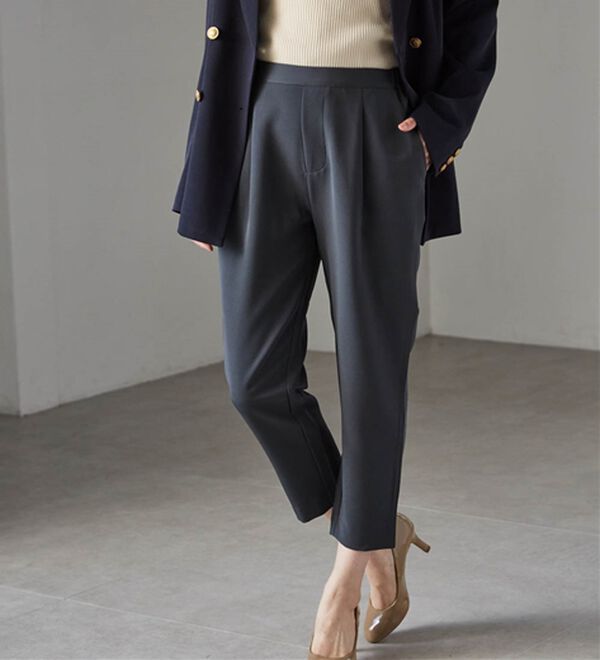 RANAN（ラナン）の「美脚シルエットクロップドパンツ（フルレングスパンツ）」｜詳細画像