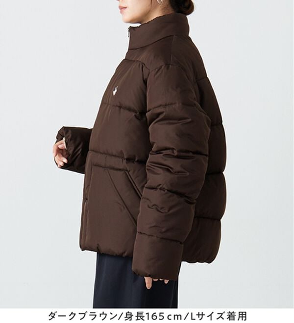 Viola e Viola（ヴィオラ エ ヴィオラ）の「【ビバリーヒルズポロクラブ】男女兼用フェイクダウンコート（ハーフコート）」｜詳細画像